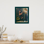 SEIZOENSBRANDSTOFFEN - VRUCHTIGHEID geel bruin gro Poster (Keuken)