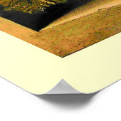 SEIZOENSBRANDSTOFFEN - ZWANGERHEIDgeel bruine crèm Poster (Hoek)