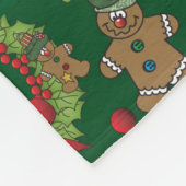 Seizoensbroden kerstontbijt Mannen Fleece Deken (Hoek)