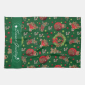 Seizoensbroden kerstontbijt Mannen Theedoek (Horizontaal)