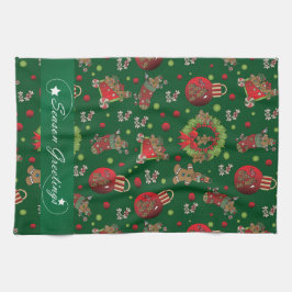 Seizoensbroden kerstontbijt Mannen Theedoek