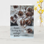 Seizoensbroeder Kaart (Gele Bloem)