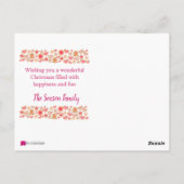 Seizoensbroedkoekjes waterverf briefkaart (Achterkant)