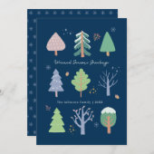 Seizoensdagkerstkaart Kaart (Voorkant / Achterkant)