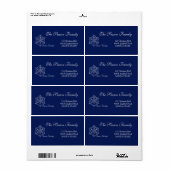 Seizoensdagvakantieadres Etiket (Full Sheet)