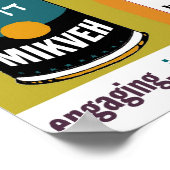 Seizoensdruk 14 x 22 inch poster (Hoek)