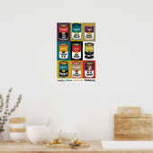 Seizoensdruk 14 x 22 inch poster (Keuken)