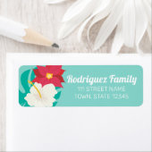 Seizoenseizoen Aloha | Hawaï-Adresetiketten Etiket (Insitu)