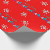 Seizoensend kerstverfpapier cadeaupapier (Hoek)