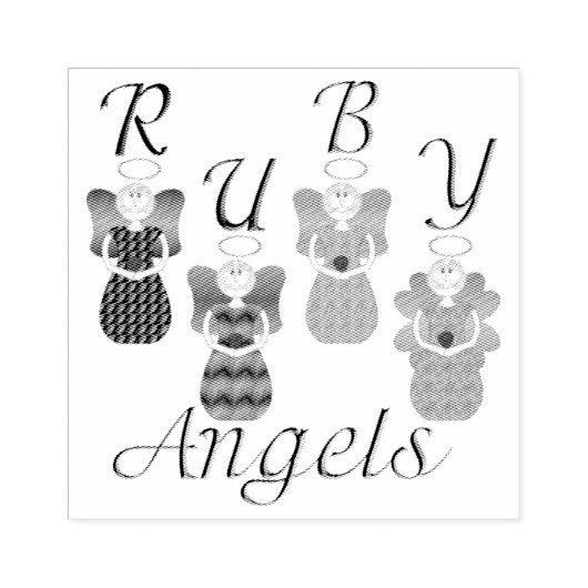 Seizoensengelen Rubberstempel (Afrduk)