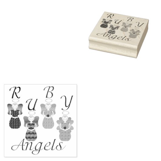 Seizoensengelen Rubberstempel (Gestempeld)