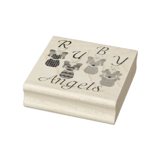 Seizoensengelen Rubberstempel