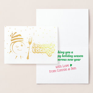 Seizoenseten retro bord kerstkoekjes eten folie kaarten