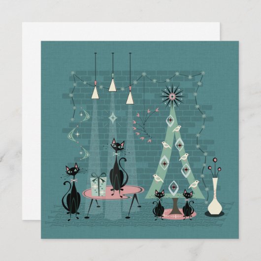 Seizoensfeest ©️ studioxine feestdagenkaart (Voorkant / Achterkant)