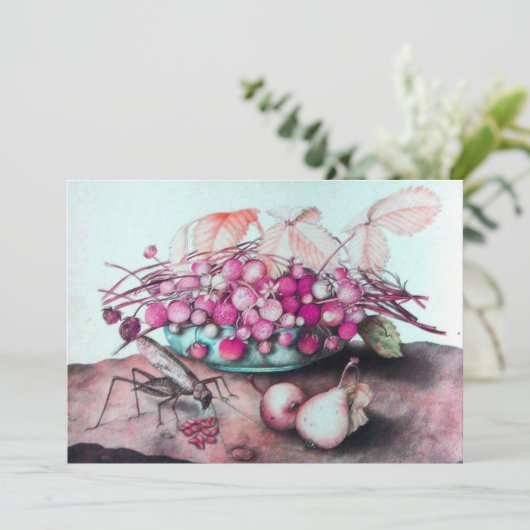 SEIZOENSFRUIT / AARDBEIEN EN PEREN AANKONDIGING (Staand voorkant)