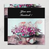 SEIZOENSFRUIT / AARDBEIEN EN PEREN KAART (Voorkant / Achterkant)