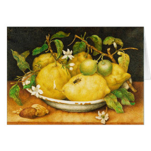 SEIZOENSFRUIT CITROENEN EN WITTE BLOEMEN