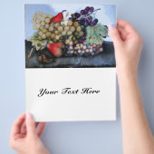SEIZOENSFRUITEN 1 - DRUIVEN EN PEREN FLYER (Hand)