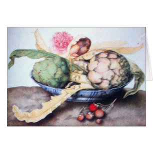 SEIZOENSFRUITEN 4- ARTISJOKKEN, ROZEN & AARDBEIEN