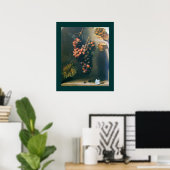 SEIZOENSFRUITEN -PROSPERITEIT geel bruin groen Poster (Thuiskantoor)