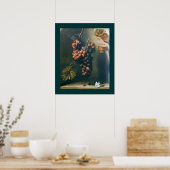 SEIZOENSFRUITEN -PROSPERITEIT geel bruin groen Poster (Keuken)