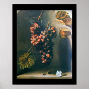 SEIZOENSFRUITEN -PROSPERITEIT geel bruin zwart Poster