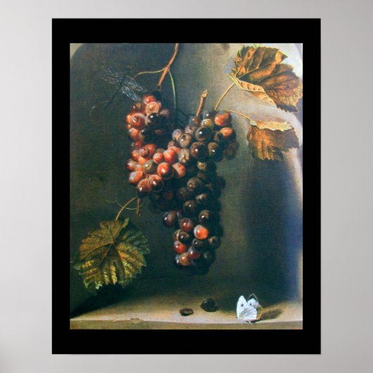 SEIZOENSFRUITEN -PROSPERITEIT geel bruin zwart Poster (Voorkant)