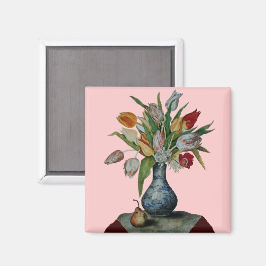 SEIZOENSFRUITEN - TULPEN MAGNEET (Voorkant / Achterkant)