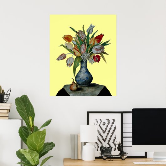 SEIZOENSFRUITEN - TULPEN POSTER (Thuiskantoor)