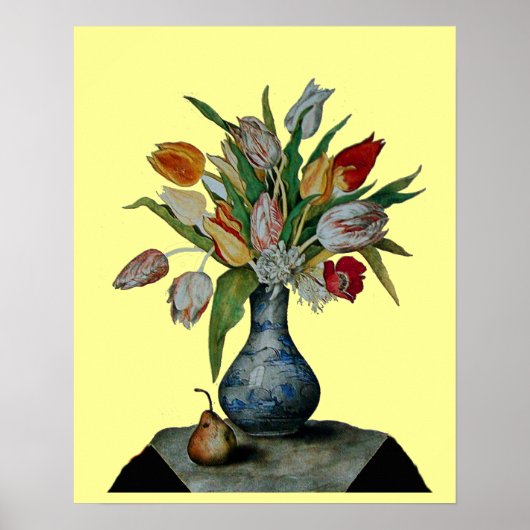 SEIZOENSFRUITEN - TULPEN POSTER (Voorkant)