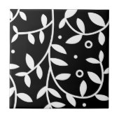 Seizoensgebonden bakens voor zwarte en witte sinaa tegeltje (Voorkant)