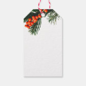 Seizoensgebonden bedrijf Pine Branch Berries Custo Cadeaulabel (Achterkant)