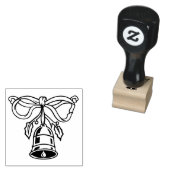 Seizoensgebonden Bell Decor Rubber Stamp Rubberstempel (Gestempeld)