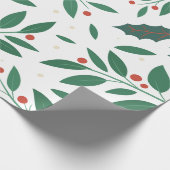 Seizoensgebonden Bessen & Bladeren Cadeaupapier (Hoek)