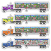 Seizoensgebonden Big Rig Stickers (Voorkant)
