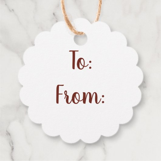 Seizoensgebonden bosvos bedankjes labels (Achterkant)