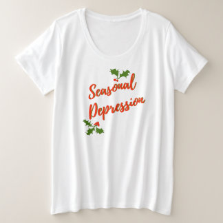 Seizoensgebonden depressie (Seizoensproet) Grote Maat T-shirt