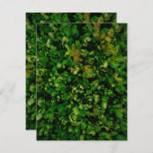 Seizoensgebonden elegantie kaart (Voorkant / Achterkant)