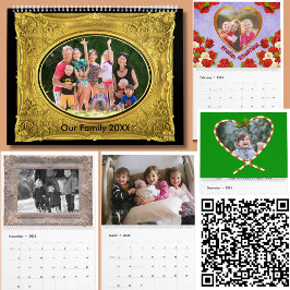 Seizoensgebonden Familie Foto Lijst Afbeeldingen G Kalender