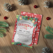 Seizoensgebonden feestdag — kerstfeest kaart