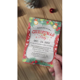 Seizoensgebonden feestdag — kerstfeest kaart