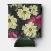 Seizoensgebonden Feestdagen Poinsettias Floral Blikjeskoeler (Voorkant)