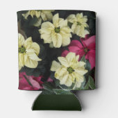 Seizoensgebonden Feestdagen Poinsettias Floral Blikjeskoeler (Achterkant)