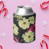 Seizoensgebonden Feestdagen Poinsettias Floral Blikjeskoeler