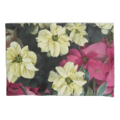 Seizoensgebonden Feestdagen Poinsettias Floral Kussensloop (Voorkant-Links)