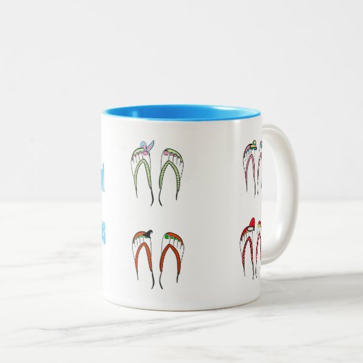 Seizoensgebonden Flip Flop Mok (Voorkant rechts)