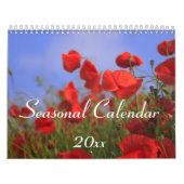 Seizoensgebonden Fotowandkalender Kalender (Hoes)