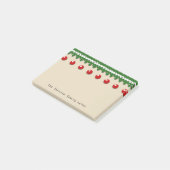 Seizoensgebonden gezinsnotities met aangepaste tek post-it® notes (Schuin)