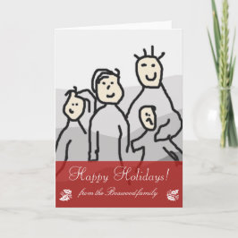 Seizoensgebonden Groet Persoonlijke Foto en Tekst  Feestdagen Kaart