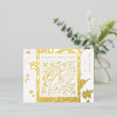 Seizoensgebonden groeten Elegant Moderne Klassieke Folie Feestdagen Briefkaart (Staand Voorkant)